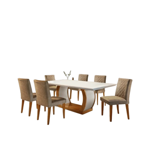 conjunto-sala-de-jantar-6-cadeiras-kate-espresso-moveis - Imagem