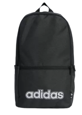 mochila-adidas-classica-linear-day-pretobranco - Imagem