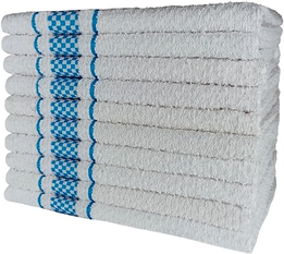 kit-10-pano-de-prato-atoalhado-para-cozinha-felpudo-premium-45x70cm-370gm2-100-algodao-azul - Imagem
