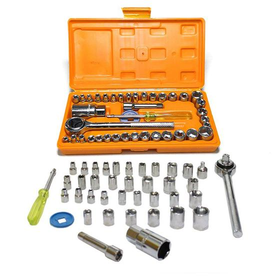 kit-chave-jogo-catraca-soquete-40-pecas-pro-euro-pro-euro - Imagem
