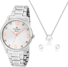 kit-relogio-champion-feminino-prata - Imagem