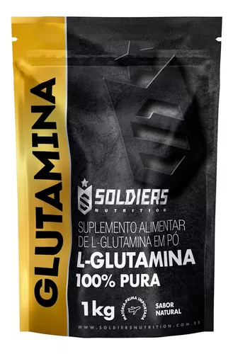 l-glutamina-1kg-100-pura-soldiers-nutrition - Imagem