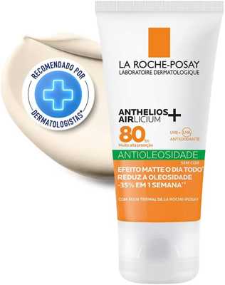 la-roche-posay-anthelios-airlicium-protetor-solar-facial-antioleosidade-controle-e-reducao-da-oleosidade-fps80-textura-gel-creme-toque-seco-40g - Imagem