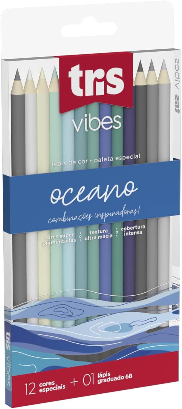 lapis-cor-tris-vibes-ocean-12-cores-1-lapis-6b-multicolorido-610795 - Imagem
