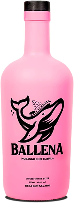 licor-ballena-creme-de-morango-com-tequila-750ml - Imagem