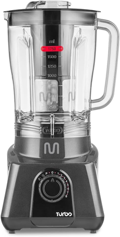 liquidificador-26l-turbo-cinza-1200w-127v-c-8-velocidades-multi-home-lq1211-4f5p - Imagem