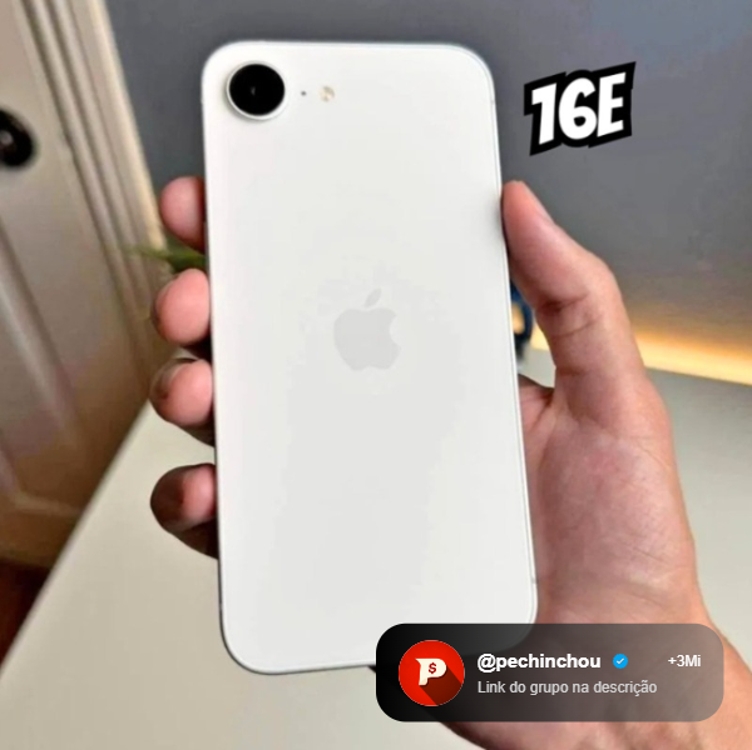 Por R$ 2.899,00: iPhone 16e Apple 128GB, Câmera 48MP, Tela Super