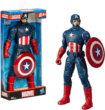 marvel-boneco-avengers-capitao-america-olympus-azul - Imagem