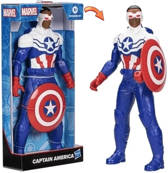 marvel-boneco-capitao-america-mighty-hero-series-azul - Imagem
