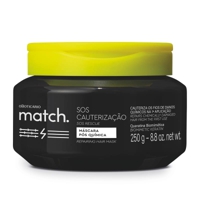 mascara-capilar-pos-quimica-match-sos-cauterizacao-250ml - Imagem