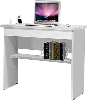 mesa-escrivaninha-notebook-office-compact-vitoria-branca - Imagem