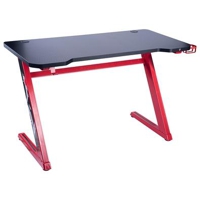mesa-gamer-husky-gaming-storm-100-preto-e-vermelho-tampo-resistente-a-umidade-suporte-para-headset-e-copo-base-em-z-hgmq004 - Imagem