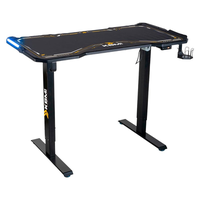 mesa-gamer-kbm-gaming-dg550-preta-com-regulagem-de-altura-automatica-mousepad-insano-rgb-kgdg550pt - Imagem