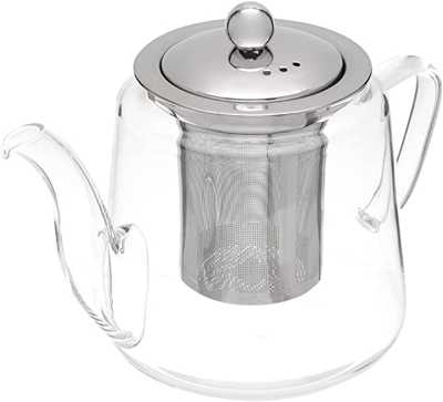 mimo-style-bule-vidro-borossilicato-com-infusor-de-aco-inoxidavel-para-cha-possui-bico-e-alca-vai-ao-fogo-e-na-maquina-lava-loucas - Imagem