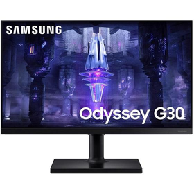 monitor-gamer-samsung-odyssey-g30-24-fhd-tela-plana-painel-va-144hz-1ms-hdmi-freesync-premium - Imagem