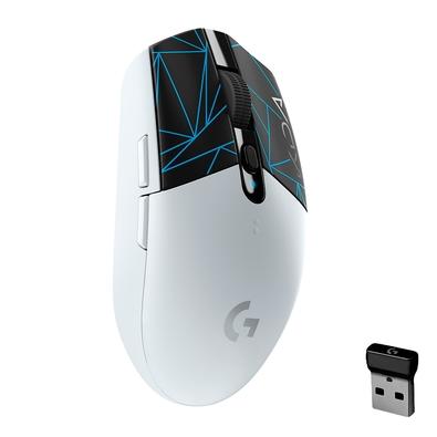 mouse-gamer-sem-fio-logitech-g305-kda-lightspeed-com-12000-dpi-e-6-botoes-programaveis-edicao-league-of-legends-kda-910-006052 - Imagem
