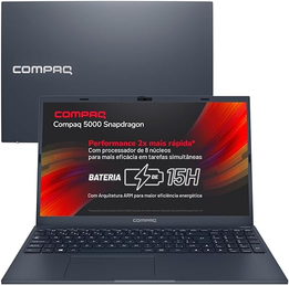 notebook-compaq-presario-5112-snapdragontm-7c-4gb-128gb-ufs-156-15h-de-bateria-windows-11-azul-escuro-2-anos-de-garantia-de-fabrica - Imagem