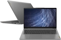 notebook-lenovo-ultrafino-ideapad-3-ryzen-5-5500u-8gb-256gb-ssd-linux-156-82mfs00100-cinza - Imagem