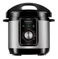 MONDIAL Panela de Pressão Elétrica Pratic Cook 3L, 110V, Preto, 3L, 700W - PE-47-3L-I