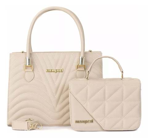 kit-bolsa-feminina-transversal-ombro-bolsa-pequena-lateral-cor-marfim - Imagem