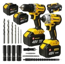 kit-chave-de-impacto-furadeira-48v-02-baterias-maleta - Imagem