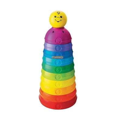 fisher-price-brinquedo-para-bebes-potinhos-empilhar-rolar-para-criancas-a-partir-de-6-meses - Imagem