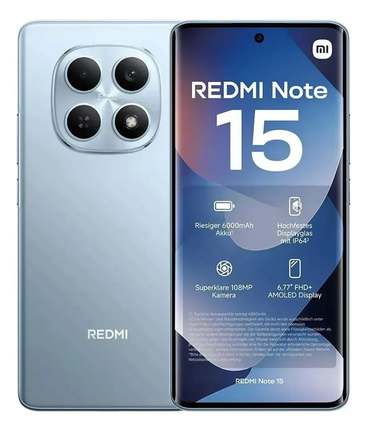 Smartphone Xiaomi Redmi Note 15 4g Dual Sim 128/6gb Ram Azul Az