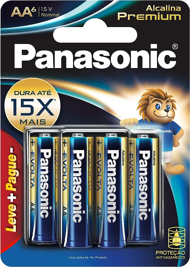 pilha-alcalina-premium-panasonic-aa-c06-unidades-cinza - Imagem