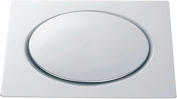 pingoocasa-ralo-click-up-para-chao-quadrado-aco-inox-cromado-15-cm-prata - Imagem