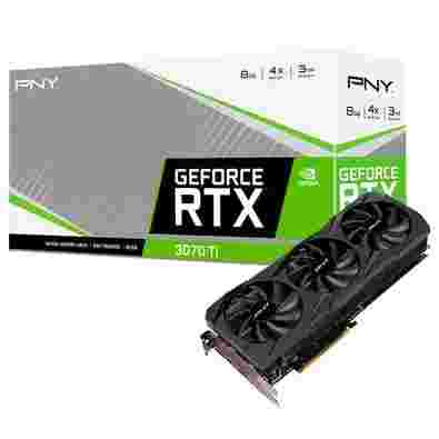 placa-de-video-rtx-3070-ti-verto-pny-nvidia-geforce-8-gb-gddr6x-lhr-dlss-ray-tracing-vcg3071t8tfmpb - Imagem