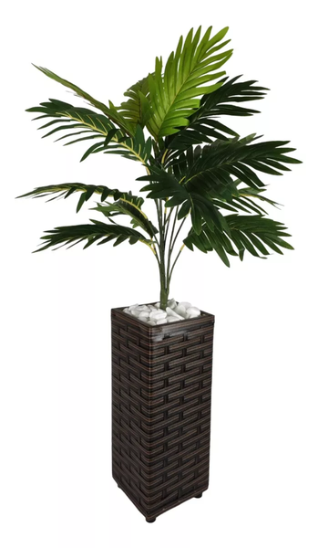 planta-coqueiro-artificial-arranjo-vaso-grande-decoracao - Imagem