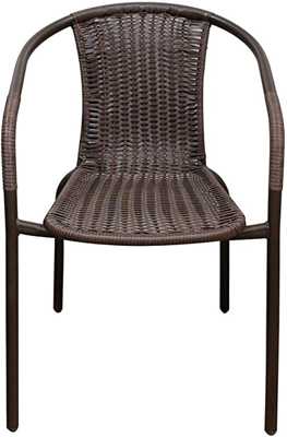 poltrona-em-aco-com-fibra-sintetica-rattan-marrom-77x53x58-cm - Imagem