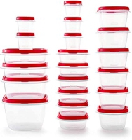 potes-para-armazenamento-de-alimentos-rubbermaid-com-valvula-conjunto-de-21-potes-racer-red - Imagem
