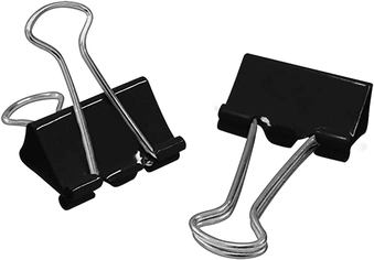 prendedor-para-papel-15-mm-tilibra-preto-12-unidades-312584 - Imagem