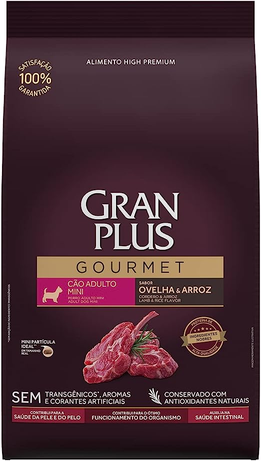 racao-granplus-gourmet-para-caes-adultos-de-porte-mini-sabor-ovelha-101kg - Imagem