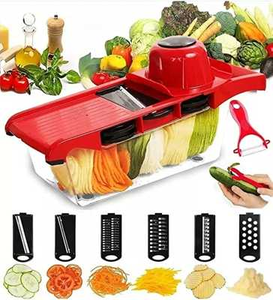 ralador-fatiador-legumes-mandoline-slicer-multifuncional-aco-inox-original - Imagem