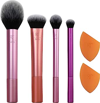 real-techniques-conjunto-de-pinceis-de-maquiagem-para-rosto-total-com-brilho-suave-de-edicao-limitada - Imagem