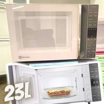 Micro-ondas Electrolux Efficient Me23b 23l Branco 110v Micro-ondas Electrolux Efficient Me23b 23l Branco 110v
