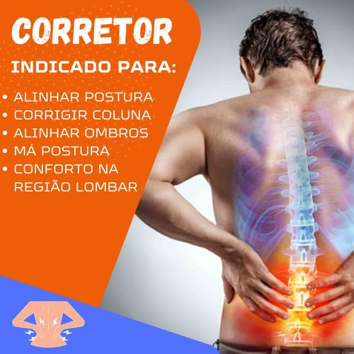 Colete Corretor Postural Masculino Feminino Unissex Ortopédico Inteligente Costas Ergonômico Coluna Corcunda Cervical Hérnia Marca Ideal Colete Corretor Postural Masculino Feminino Unissex Ortopédico Inteligente Costas Ergonômico Coluna Corcunda Cervical Hérnia Marca Ideal