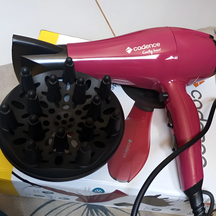 Secador de Cabelos com Difusor Curly Hair, Vermelho, 220v, Cadence, Cadence, SEC530-220, Vermelho Secador de Cabelos com Difusor Curly Hair, Vermelho, 220v, Cadence, Cadence, SEC530-220, Vermelho