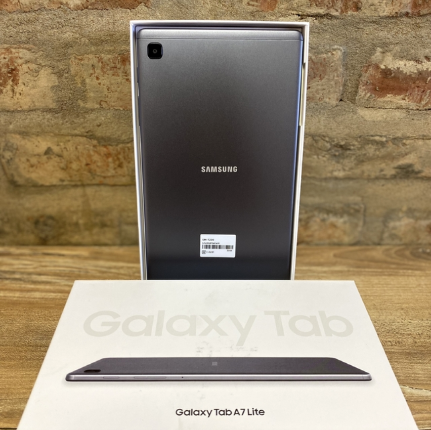 SAMSUNG, Tablet Samsung Galaxy A7 Lite WiFi, 64GB, 3GB RAM, Tela Imersiva 8.7", Câmera Traseira 8MP, Câmera frontal de 2MP, Android 11, Cinza, SM-T220NZAUZTO SAMSUNG, Tablet Samsung Galaxy A7 Lite WiFi, 64GB, 3GB RAM, Tela Imersiva 8.7", Câmera Traseira 8MP, Câmera frontal de 2MP, Android 11, Cinza, SM-T220NZAUZTO