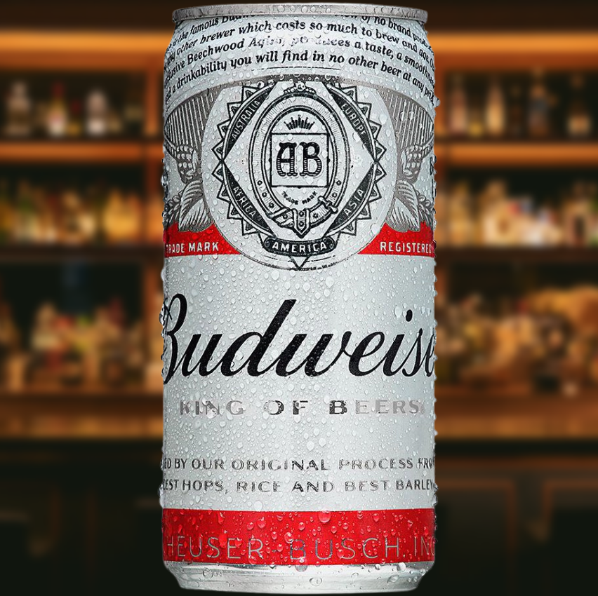 Cerveja Budweiser, American Lager, 269ml, Lata Cerveja Budweiser, American Lager, 269ml, Lata