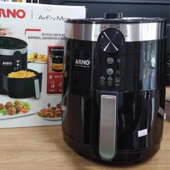 Fritadeira, Arno, Airfry Moderna Pfry, Preto, 110V Fritadeira, Arno, Airfry Moderna Pfry, Preto, 110V