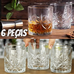 Jogo de Copos de Vidro 330ml 6 Peças Haus - Pavillion Jogo de Copos de Vidro 330ml 6 Peças Haus - Pavillion