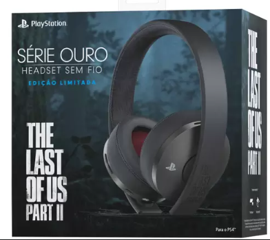 Headset Bluetooth Sony Série Ouro - The Last of Us Part II Headset Bluetooth Sony Série Ouro - The Last of Us Part II