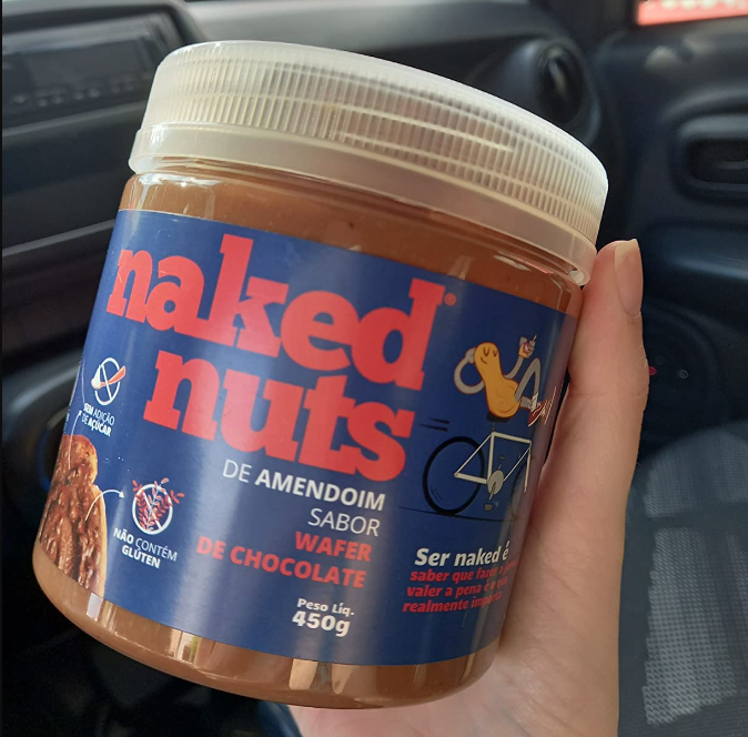 Pasta de Amendoim com Wafer de Chocolate (450g), Naked Nuts Pasta de Amendoim com Wafer de Chocolate (450g), Naked Nuts