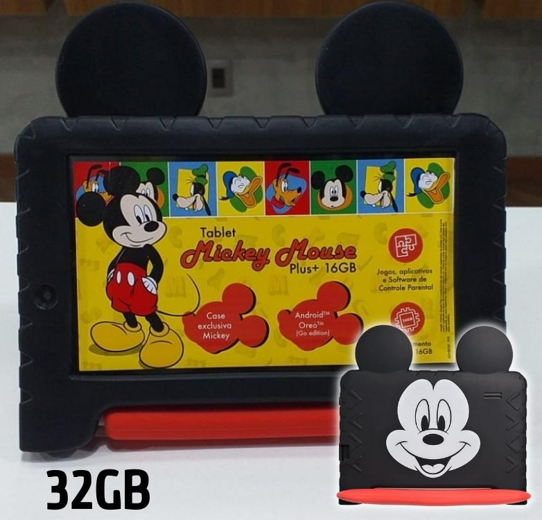 Tablet Multilaser Mickey Quad Core 32GB Tela 7 Polegadas Preto – NB367 Tablet Multilaser Mickey Quad Core 32GB Tela 7 Polegadas Preto – NB367