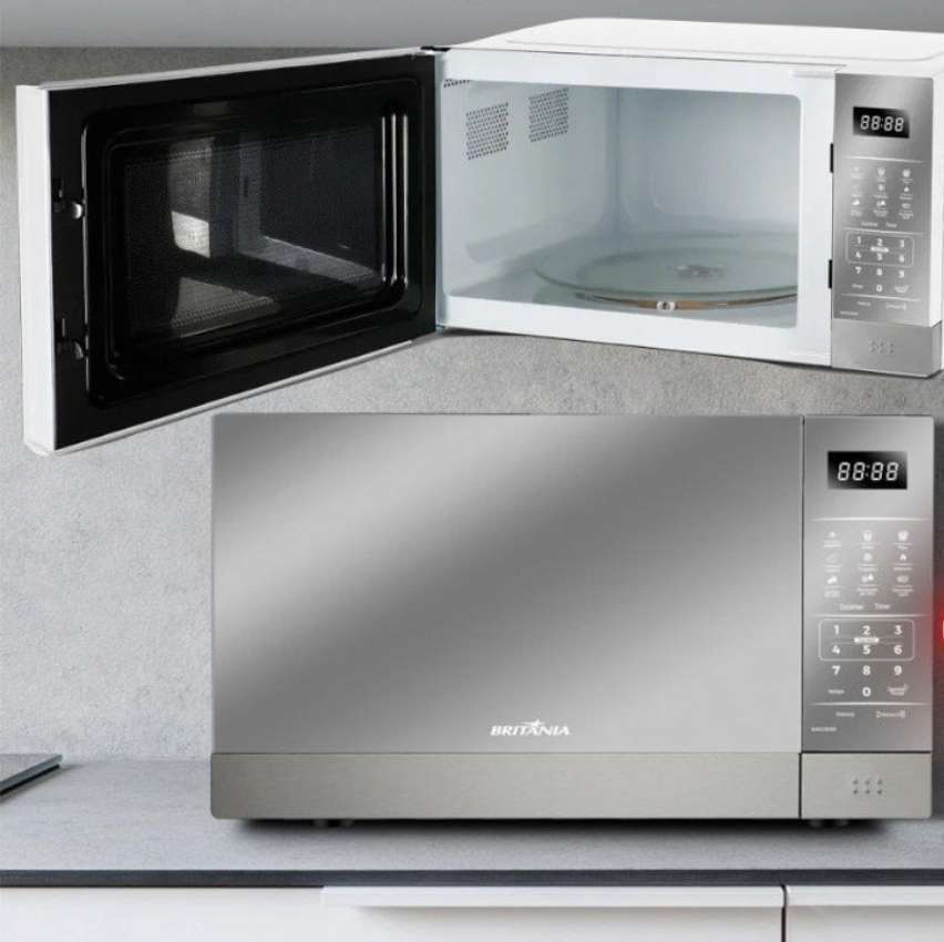Forno de Micro-ondas Britânia BMO28IEB com Receitas Pré-Programadas - 28 L Forno de Micro-ondas Britânia BMO28IEB com Receitas Pré-Programadas - 28 L