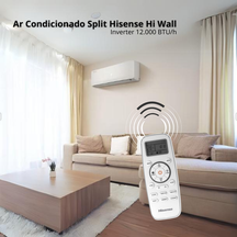 Ar Condicionado Split Hisense Hi Wall Inverter 12.000 Btu/h Frio Monofásico - 220v Ar Condicionado Split Hisense Hi Wall Inverter 12.000 Btu/h Frio Monofásico - 220v