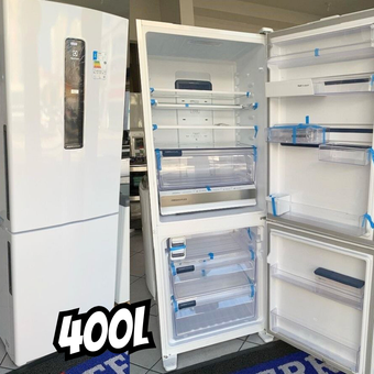 Geladeira frost free Electrolux DB44 branca com freezer 400L 127V Geladeira frost free Electrolux DB44 branca com freezer 400L 127V